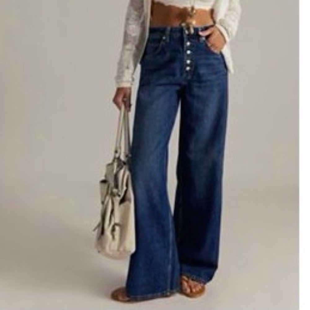 Free People Nia Boyfriend Jean